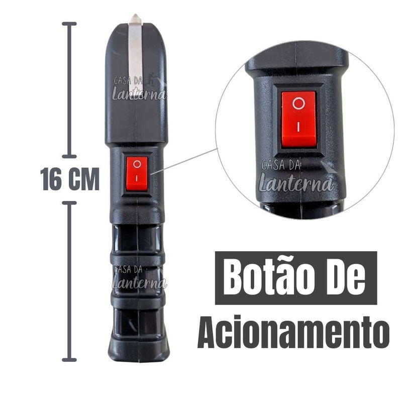 Taser com Lanterna 12.000v - Defesa Pessoal