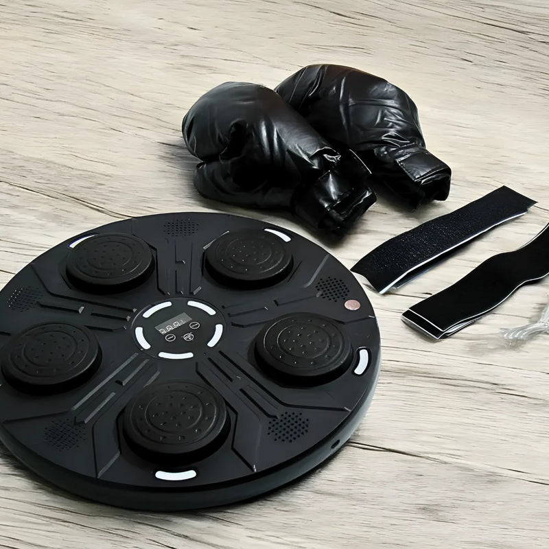 Máquina De Boxe Eletrônico Inteligente com Luvas Treino